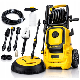 Електричний мийний апарат високого тиску 150 бар з аксесуарами Riwall PRO REPW 155 SET