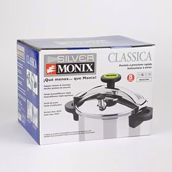 Скороварка Monix Classica 8 л, нержавіюча сталь