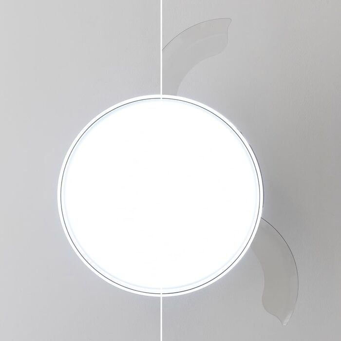 Вентилятор стельовий Cecotec EnergySilence Aero 470, 55 Вт, з пультом, діаметр 106 см, 3 лопаті, 3 швидкості, функція обігріву (діаметр 132 см), сірий/білий