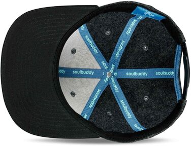 Кепка Snapback Soulbuddy - унісекс, стильна кепка для чоловіків та жінок - ідеальна для повсякденного носіння та відпочинку - бейсболка, розмір one size, темно-сірий