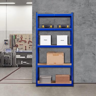 Arebos Heavy-Duty 2-Tier Shelf - 180x90x40cm - 875kg Capacity