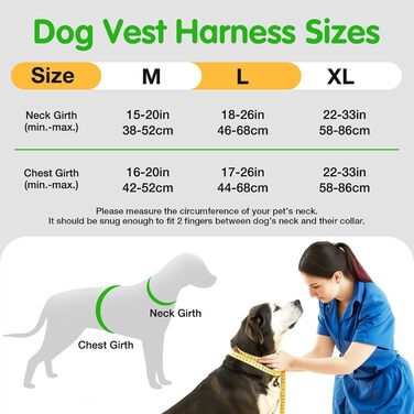 Світловідбиваючий нашийник для собак Jewyow з LED, перезаряджуваний, водонепроникний, 3 режими, зелений, розмір M