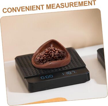 Cabilock 3-Piece Coffee Bean Scale Tray, Coffee Bean Coffee Measuring Cup, Coffee Bean Coffee Cube Measuring Cup, Bean Measuring Cup, Coffee Bean Sample Tray, Bean Dosing Tray