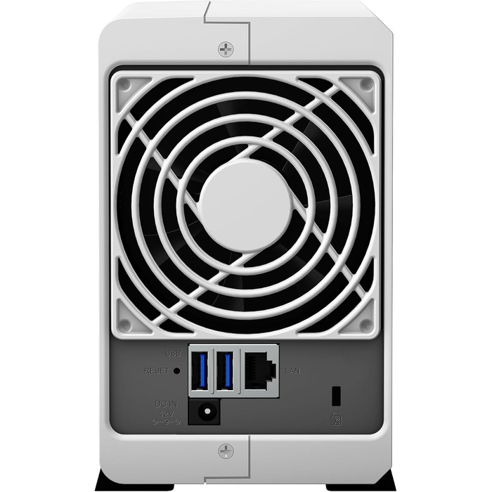 Synology DS223J - 2-байтовий NAS для дому, білий, 0TB
