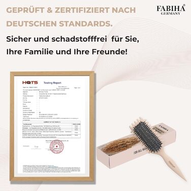 Преміум щітка Lockenbürste для кучерявого волосся - біо-щітка без заплутування, щетина дикого кабана, оригінальна 3-в-1 для локонів (лавандовий, бежевий)