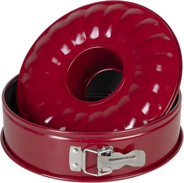 Форма для випічки Wenco Springform 26 см, знімний бортик, червона, антипригарне покриття