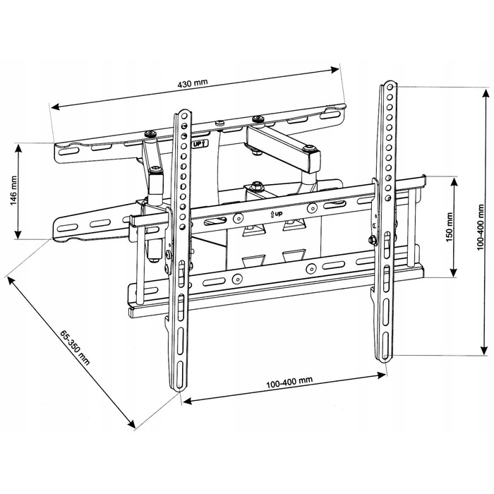 Кронштейн для телевізора 23-60