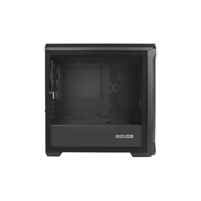 Корпус для ПК Genesis Irid 503 micro ATX, чорний, з вікном
