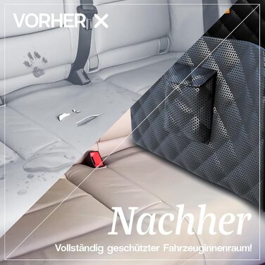 Автомобільний лежак для собак середніх порід - водовідштовхуючий, 75x58x36 см