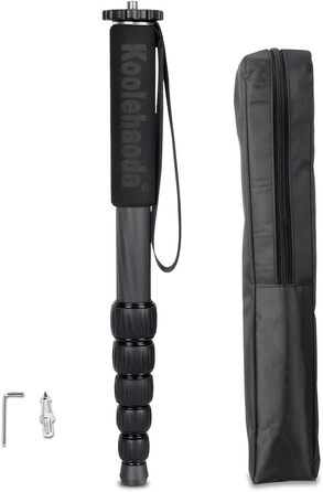 Штатив Koolehaoda MP286C з вуглецевого волокна, 6-секційний, компактний, до 10 кг