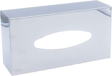 Ridder Classic Paper Towel Box, Stainless Steel, Chrome-Polished, approx. 26 x 13.5 x 7.8 cm