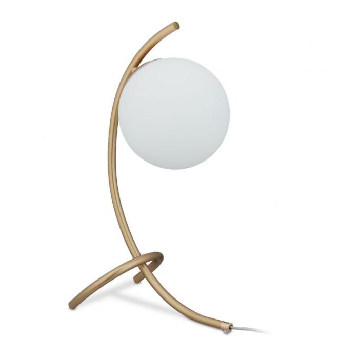Relaxdays Table Lamp, Curved Ball
