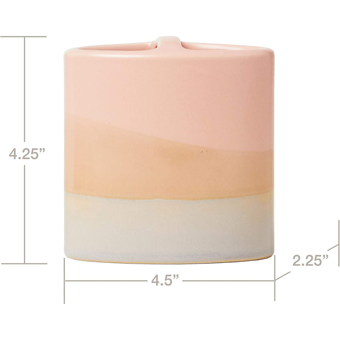 Дозатор для мила SKL Home Alanya, колір Blush (Тримач для зубних щіток)