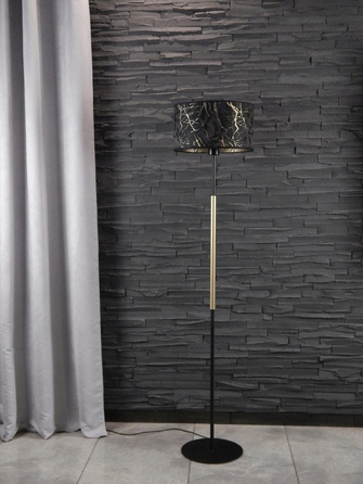 Підлогова лампа Adex E27 60 Вт, чорна, багатоколірна, жовта