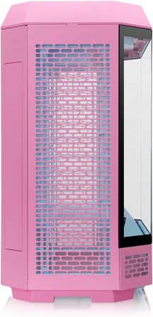 Корпус ПК Thermaltake The Tower 600 ATX Mid-Tower з вертикальним дизайном, USB-C, білий (Bubble Pink)