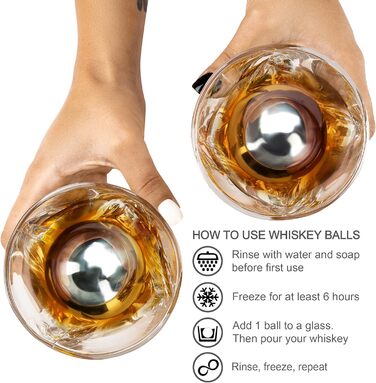 Набір для віскі: келих, камені, декантер, підставки, пінцет - подарунок для чоловіків та жінок