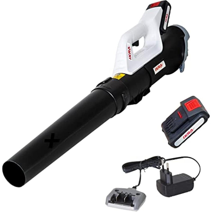 IKRA Battery Axial Leaf Blower ICB 20, ergonomic, compact, lightweight, including battery and charger