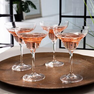 Krosno Margarita Glasses | Set of 6 | 270 ML | MIXOLOGY Collection | Perfect for Home, Restaurants, and Parties | Dishwasher Safe