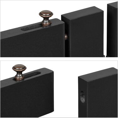 Захисне ворота Relaxdays для собак, 70x207 см, чорний, розкладне