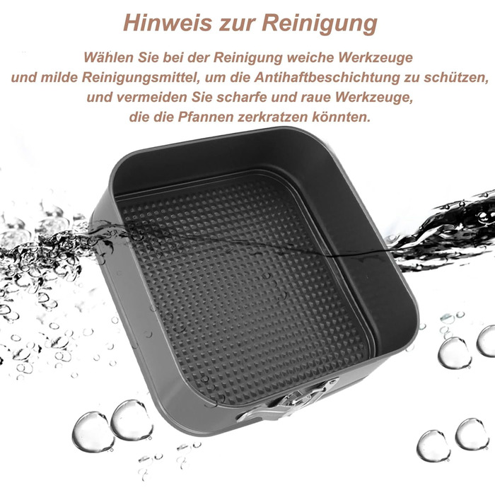 Набір для випічки Sadodo: форми для тортів та пирогів (кутові, круглі, серцеподібні), мішок кондитерський з насадками, антипригарне покриття