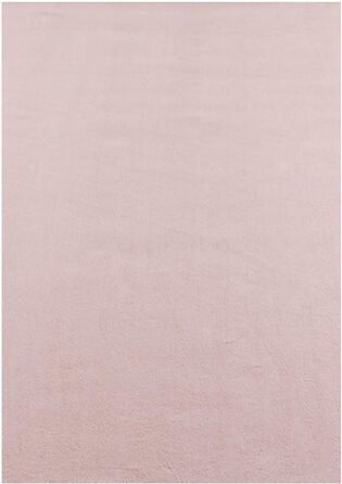 Теппих для вітальні HomebyHome 140x200 см, Модний дизайн, Миючий, Короткий ворс, Рожевий