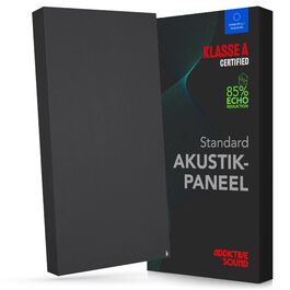 Акустична панель Addictive Sound Schallabsorber Wand Standard для студії, звукопоглинаюча панель з акустичною ватою (Клас A), 100x50x11 см, Graphite