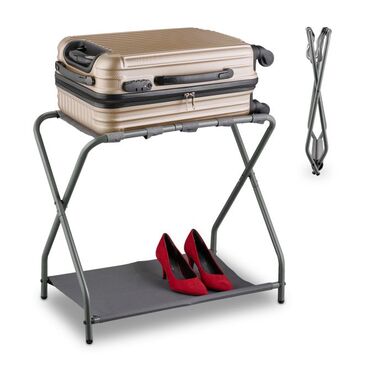 Relaxdays Folding Metal Suit Stand