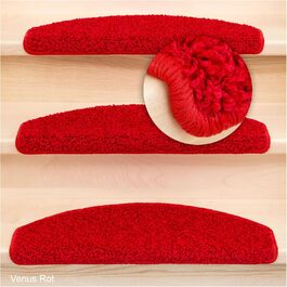 Ступінчасті килимки Kettelservice-Metzker Shaggy: набір 15 шт. (кремовий)