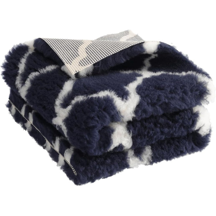 Медичне ліжко для собак Medbed Premium: ковдра з нековзким покриттям, що поглинає вологу та дихаюча, 70 x 100 см, колір Треліс-блакитний