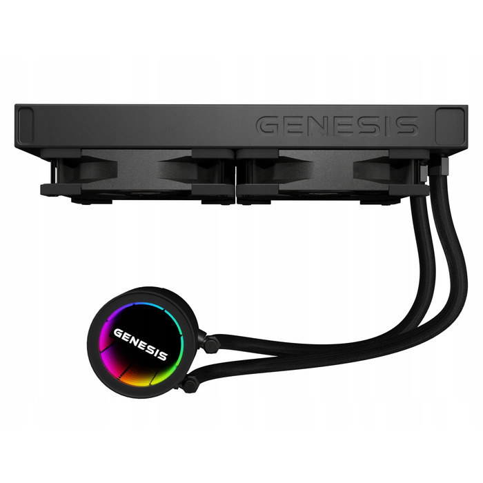 Система водяного охолодження GENESIS Hydria 240 ARGB, чорна