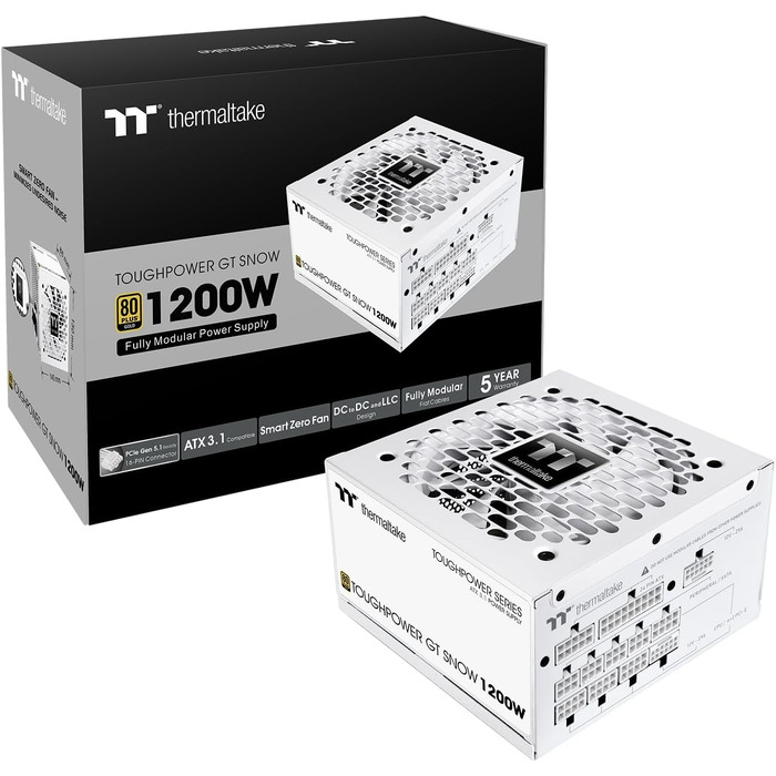 Блок живлення Thermaltake Toughpower GT 1200W, білий