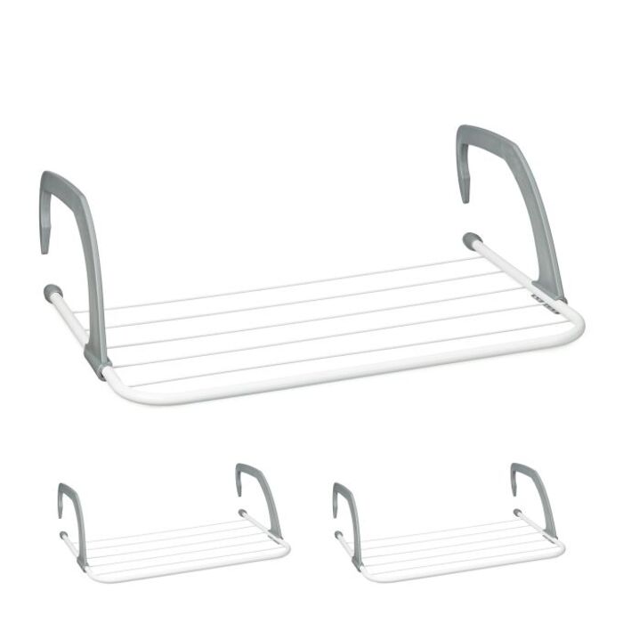 Relaxdays Clothes Rail Radiator 3-Piece Set