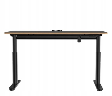 Ігровий стіл Ultradesk Pulsar 120 см, чорний, з електричним регулюванням висоти