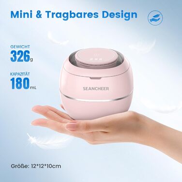 Ультразвукова очищувачка 48000 Гц A-sakura Rosa: для зубних протезів, ювелірних виробів та ін.