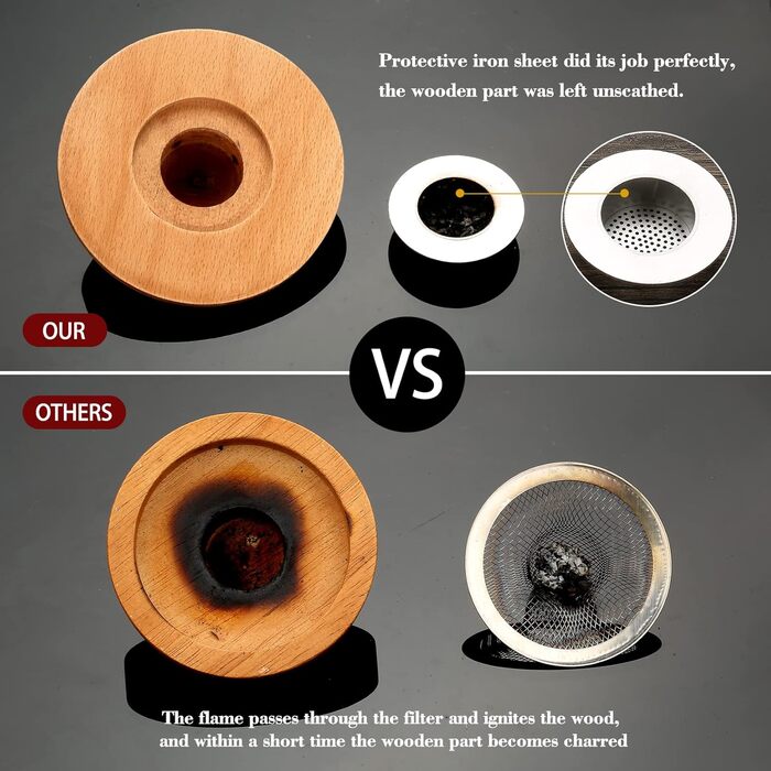Набір для копчення коктейлів та віскі, з 4 дерев'яними стружками, подарунок на День батька, для Old Fashioned, коктейлів, віскі, бурбону, кави, м'яса та горіхів (Saturn)