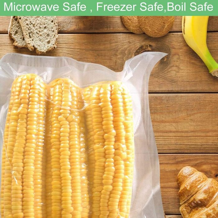 O2frepak 4 Rolls of Film 28x600cm Vacuum Sealer Rolls for Food, BPA-Free Vacuum Bags Sous Vide Bags Film for Vacuum Sealers and Foil Sealers Suitable (total: 2400cm)