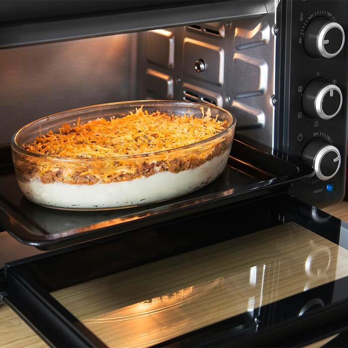 Мультиварка Cecotec Bake&Toast 1090 Black: 1000 Вт, 30 л, таймер, регулювання температури до 230ºC, дека, решітка-гриль та щипці