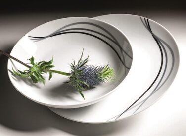 Сервіз столовий Maser Kombiservice Tafelservice, 12 предметів, порцеляна TAJO, білий, 40 x 60 x 40 см