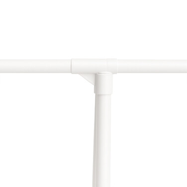 Relaxdays Clothes Rack with Wheels and 2 Shelves