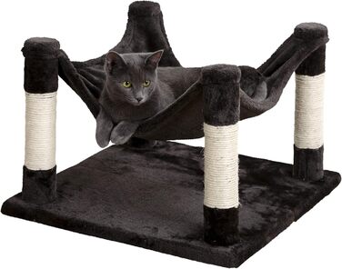 Кішка-гамак Kerbl Samira для котів, м'який, з сизалевими стовпчиками для догляду за кігтями
