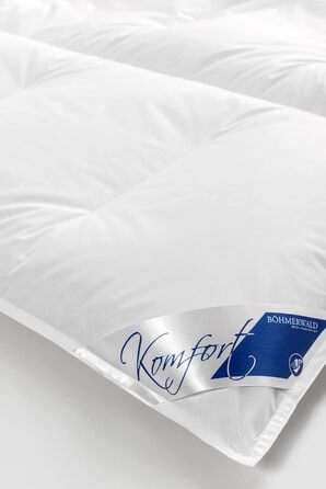 Böhmerwald Comfort 4-Chamber Box Spring Bed, 90% Down / 10% Feathers, Warmth Rating: superwarm, Size: 155 x 220 cm. Extra Warmth Rating 155 x 220 cm