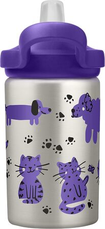 CamelBak Unisex – Eddy+ Baby Water Bottle, Cats & Dogs, One Size
