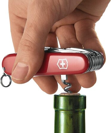 Швейцарський ніж Victorinox Huntsman, 15 функцій, білий, мультитул Swiss Army Knife з лезом, штопором, відкривачкою