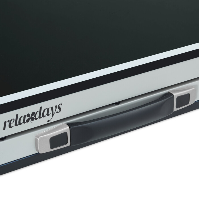 Relaxdays Black Table Tennis Table with Accessories