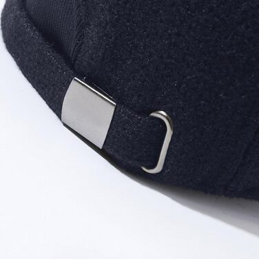 Кепка YAMEE для чоловіків, зимова бейсболка з відкидним навушником, тепла шапка-кепка, універсальний розмір (2361*ДНК)