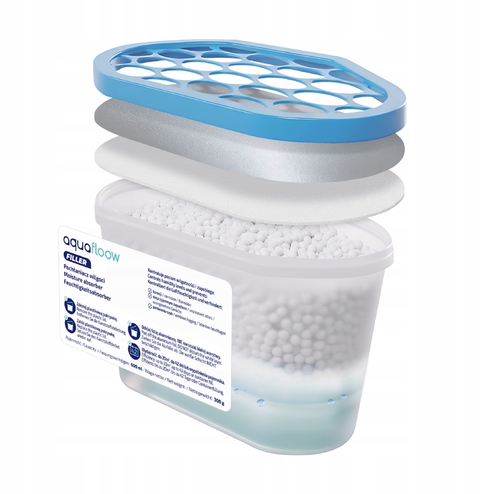 Одноразовий поглинач вологи AquaFloow Filler, без запаху, 12 шт.