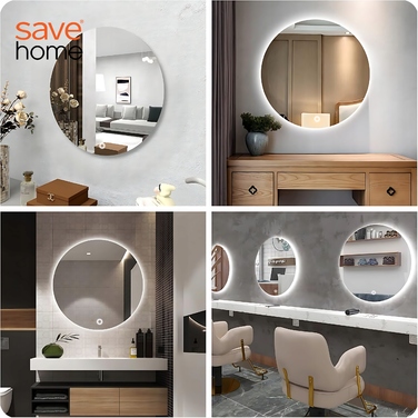 Настінне кругле дзеркало Save Home, 800 x 800 мм