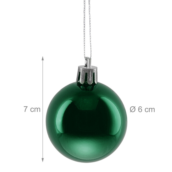 Relaxdays Set of 50 Christmas Baubles