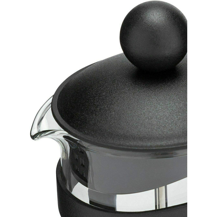 Глоу Класік кавоварка, чорна, 350 мл - для 1 чашки фільтрованої кави, з міцного скла