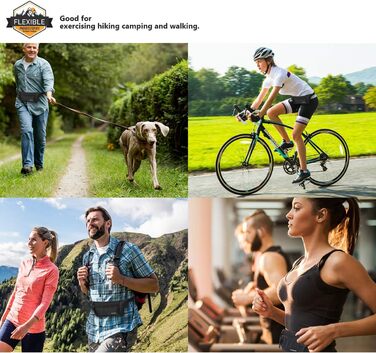 Спортивна бананка на пояс для жінок та чоловіків. Водонепроникна бананка-сумка для бігу, подорожей, кемпінгу, фітнесу та їзди на велосипеді. Чорна.